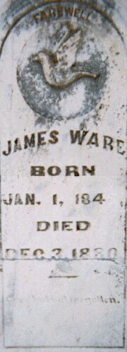 James Ware Tombstone